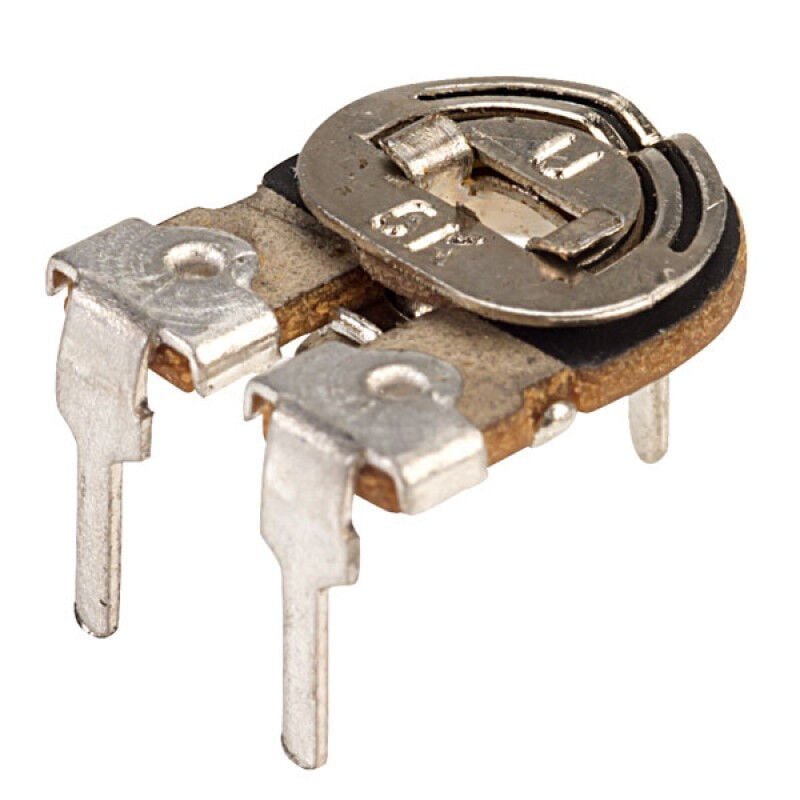 10k Ohm Trimmer Potentiometer Preset Metal Bed (Pack of 5)