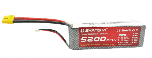 11.1V 5200 mAh Lithium Polymer Battery (Li Po)