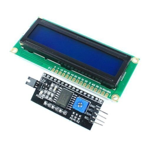 16x2 LCD Display With Pre-Soldered Female Header With IIC/I2C Interface