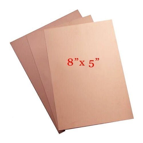 Copper Clad 8 inch x 5 inch (Single Sided)
