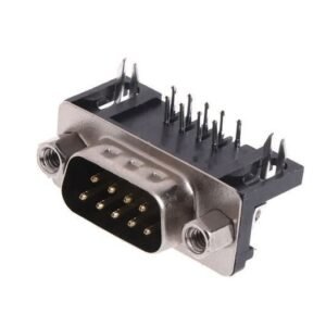 DB9 9Pin Male Connector R/A