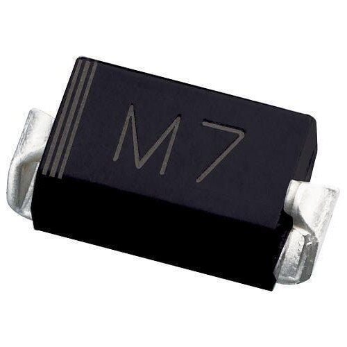 M7 Diode SMD 1A 1000V DO-214AC (Pack of 5)