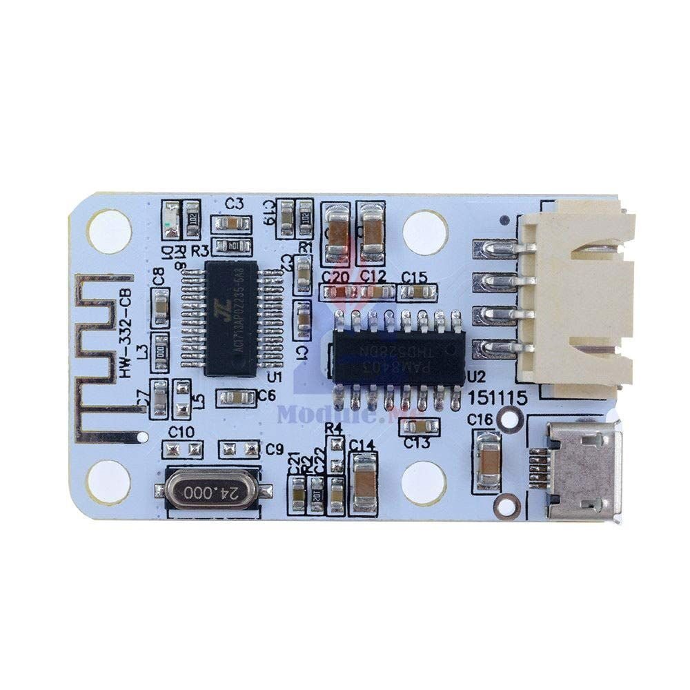 PAM8403 Wireless Bluetooth 4.0 Audio Receiver Module Amplifier Board Micro USB