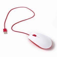 Raspberry Pi Official Mouse (White/Red)