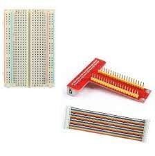 T Type GPIO Cable and Breadboard for Raspberry Pi 3