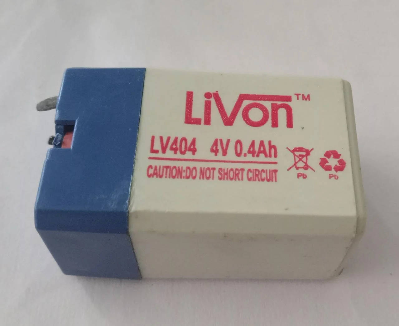 Livon 4V 0.4 Ah Lead Acid Rechargeable Battery