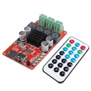Digital Wireless Bluetooth Receiver Module Amplifier Board U Disk TF Card Decoder Dual Channel With Remote Control TPA3116D2