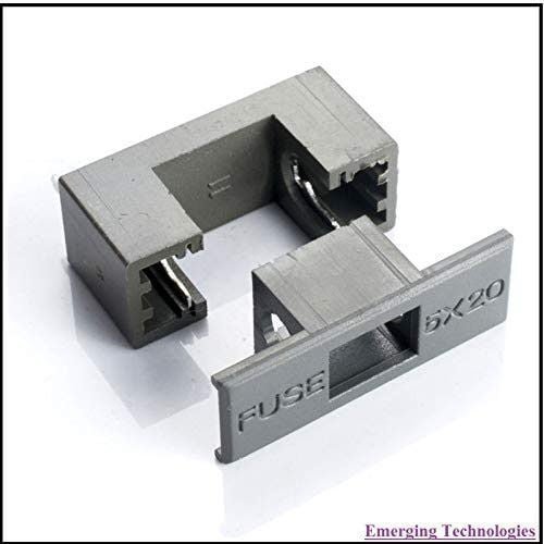 PCB Fuse Holder 2 Leg For 20 * 5mm Fuse Holder With Cap